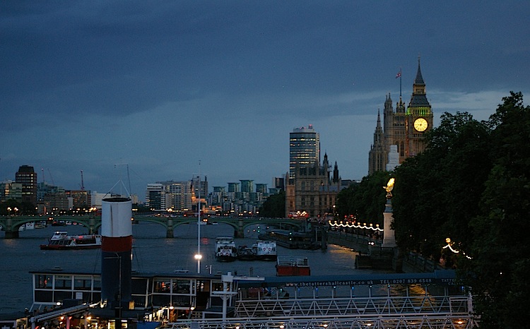 River Thames at dusk