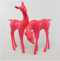 pink reindeers