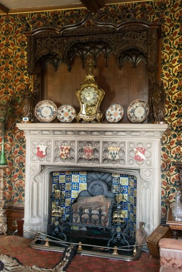 Buckler-fireplace-library-Oxburgh-Hall